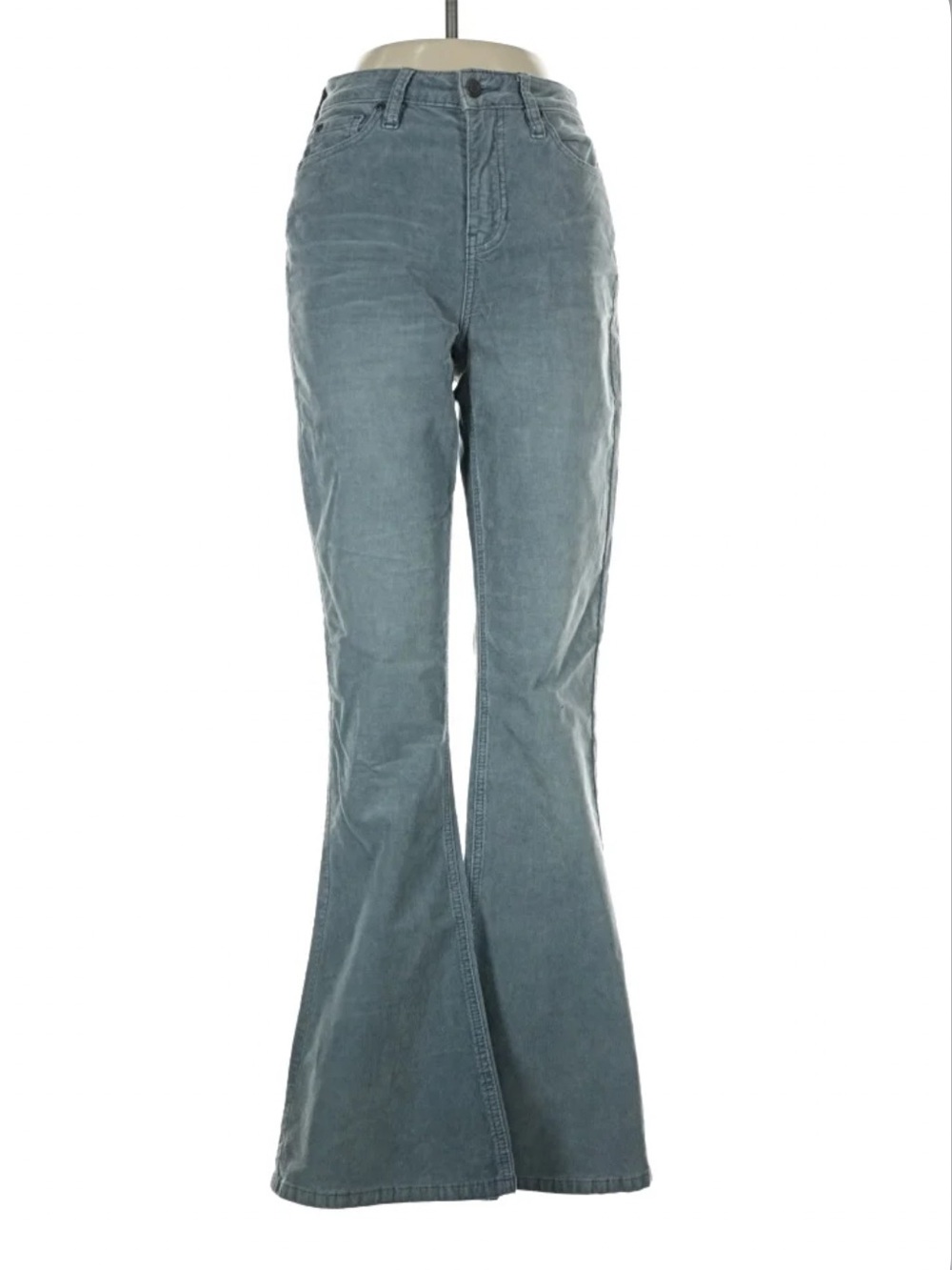 Idyllwind Slate Blue Boot-Cut Corduroy Pants